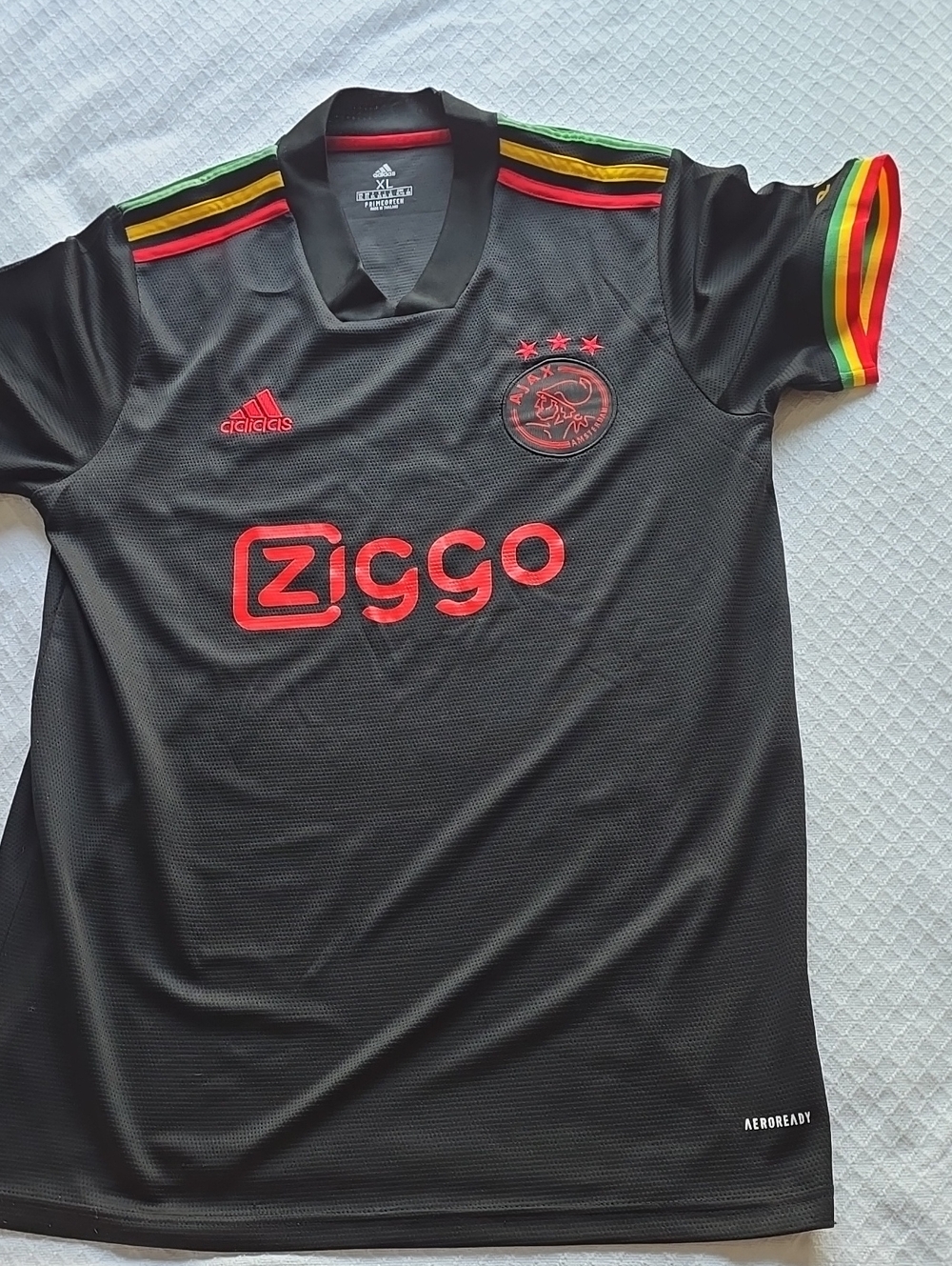 adidas Ajax Amsterdam 2021/22 Bob Marley Third Jersey Tagliafico 31 XL - Picture 3 of 16